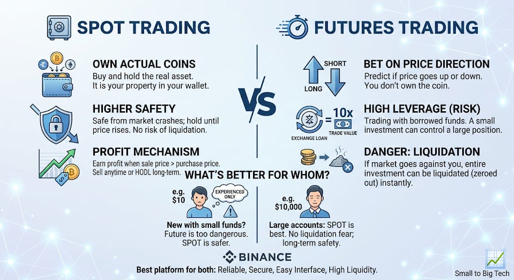 Spot vs Future Trading: Which Crypto Trading is Best for You? 1000402007