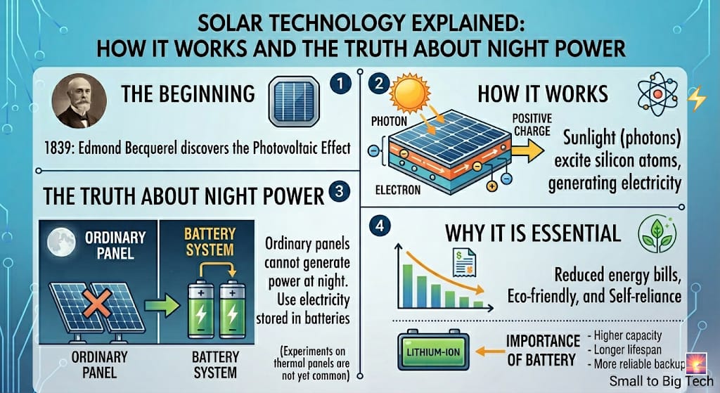 Solar Technology Explained: How It Works and the Truth About Night Electricity 1000402371