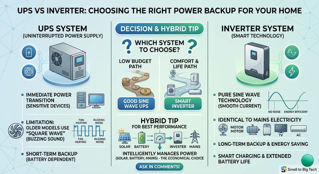UPS vs Inverter: Choosing the Right Power Backup for Your Home 1000403017